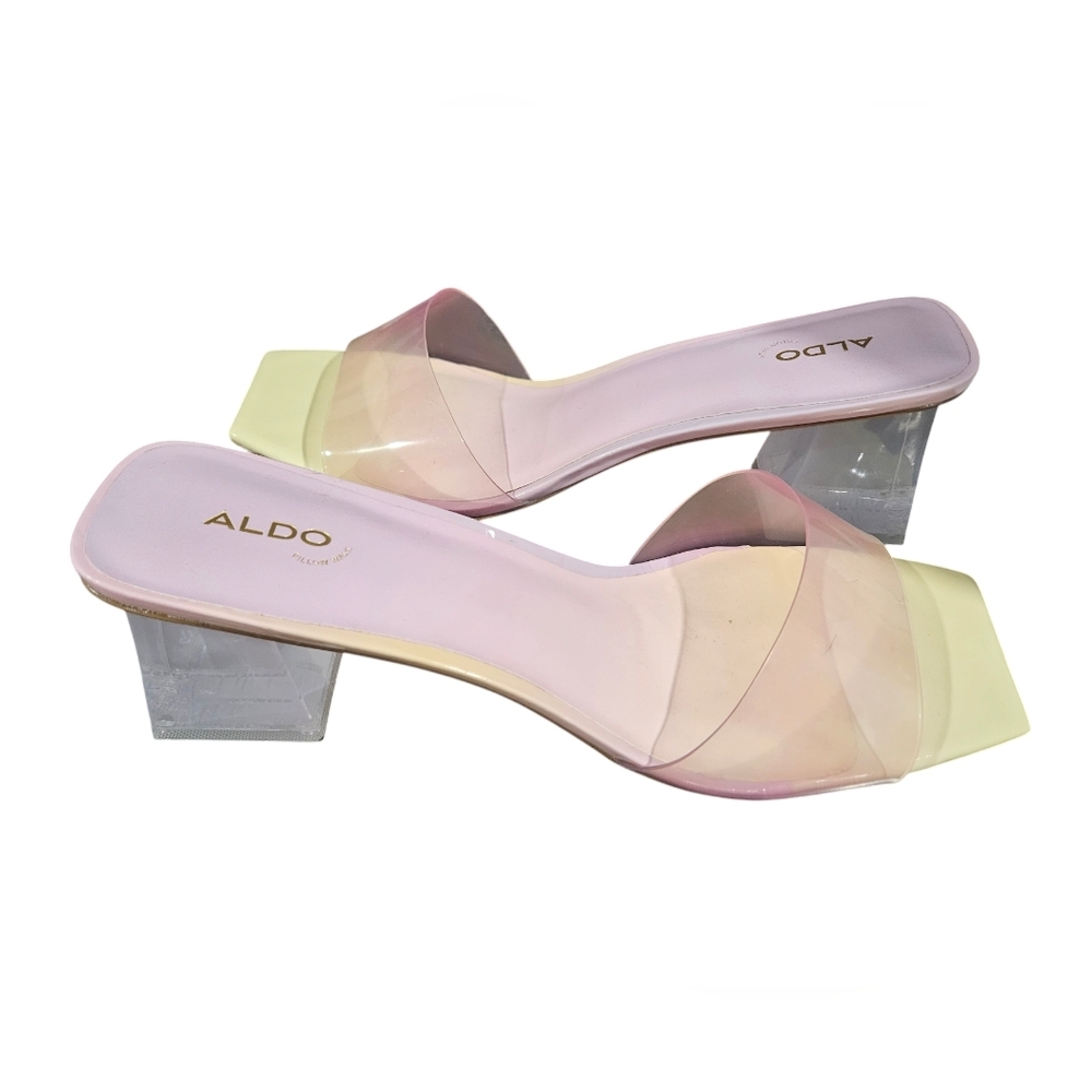 ALDO Translucent Mule Sz 11